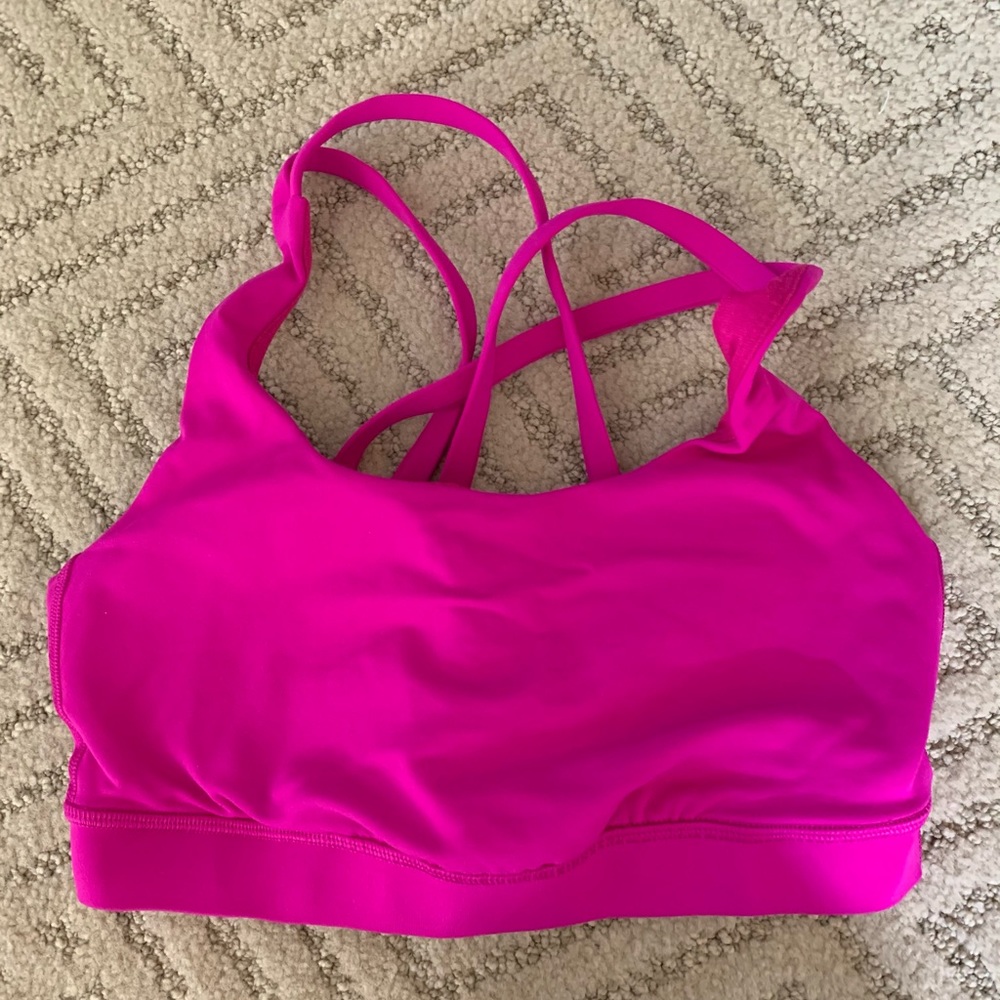 NEW PINK lulu bra